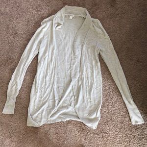 Tan cardigan size small.